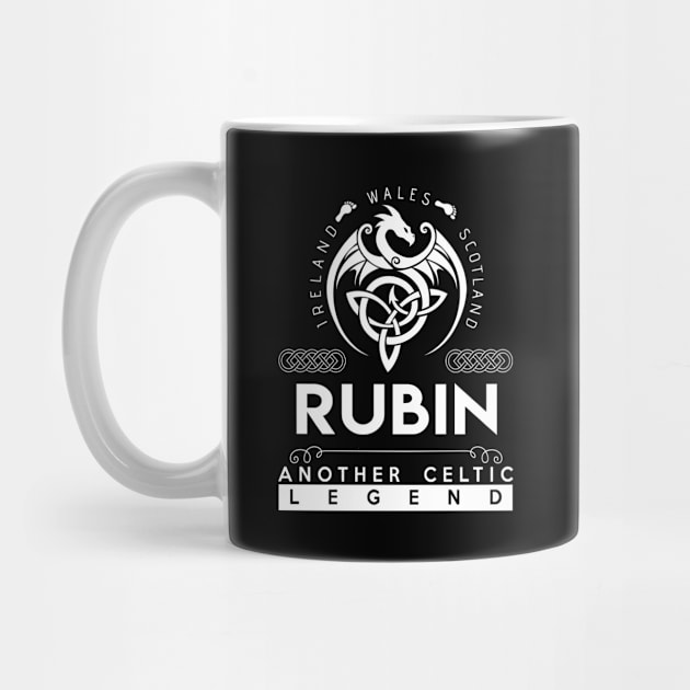 Rubin Name T Shirt - Another Celtic Legend Rubin Dragon Gift Item by harpermargy8920